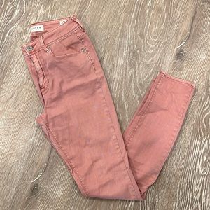 Dusty Rose Bullhead Denim Co. High Rise Skinny Jeans